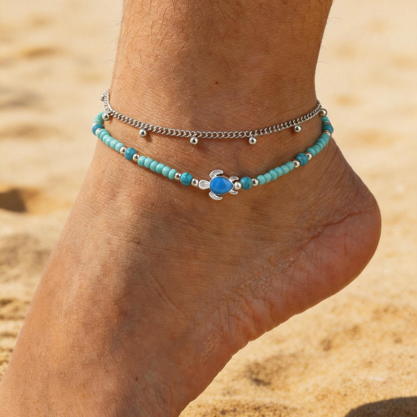 Jc Jewelry & Watches Photos - Set di Cavigliere in Acciaio Inossidabile