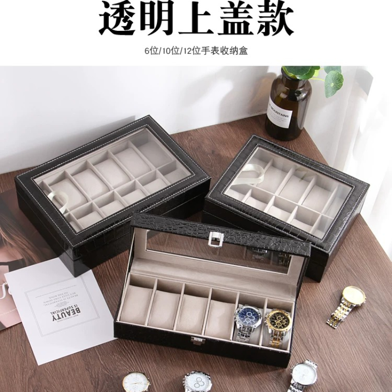 Watch Display Box - Scatola Porta Orologi in Pelle Europea,
