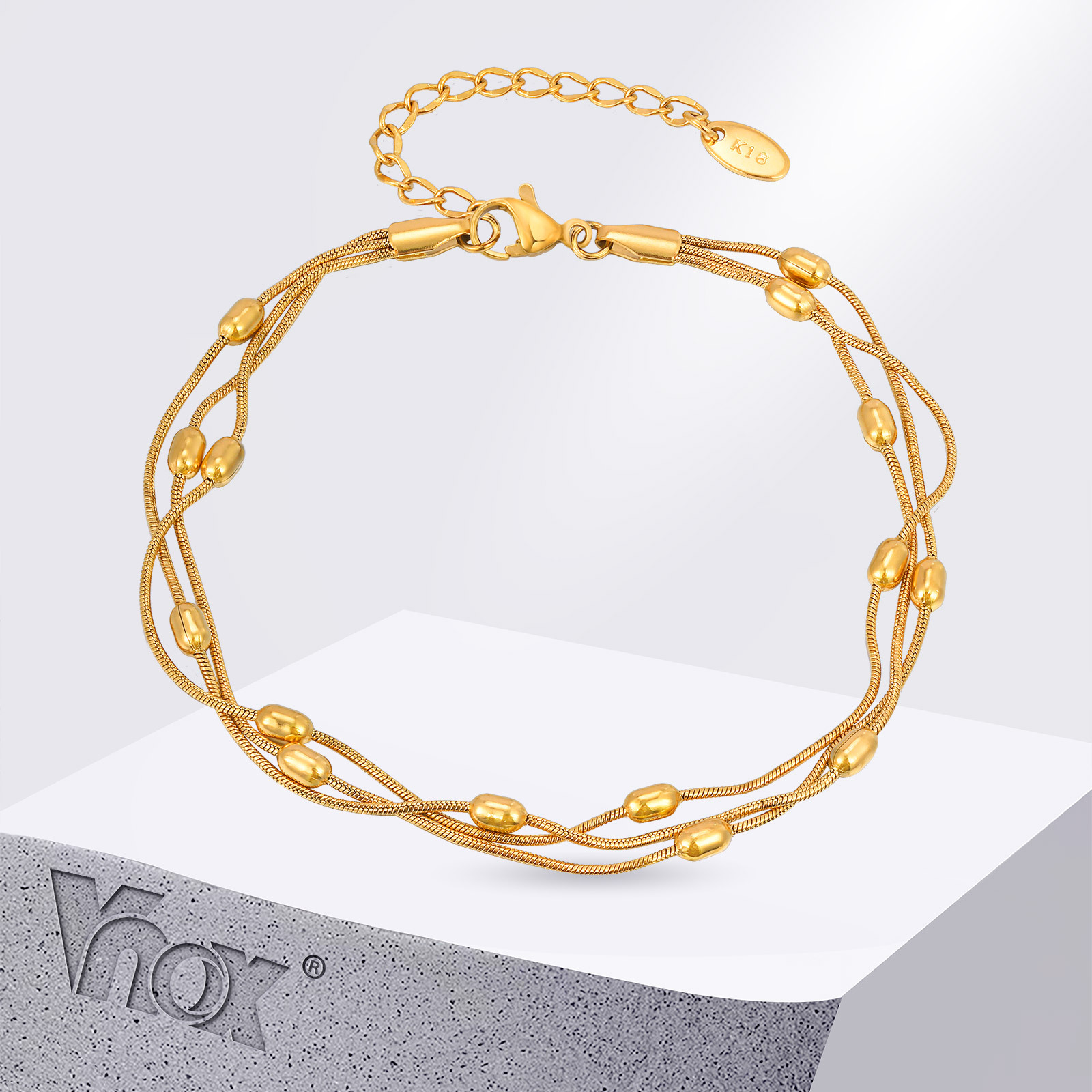 Vnox Cavigliere a catena a for - Jc Jewelry & Watches Photos recensione e prezzo