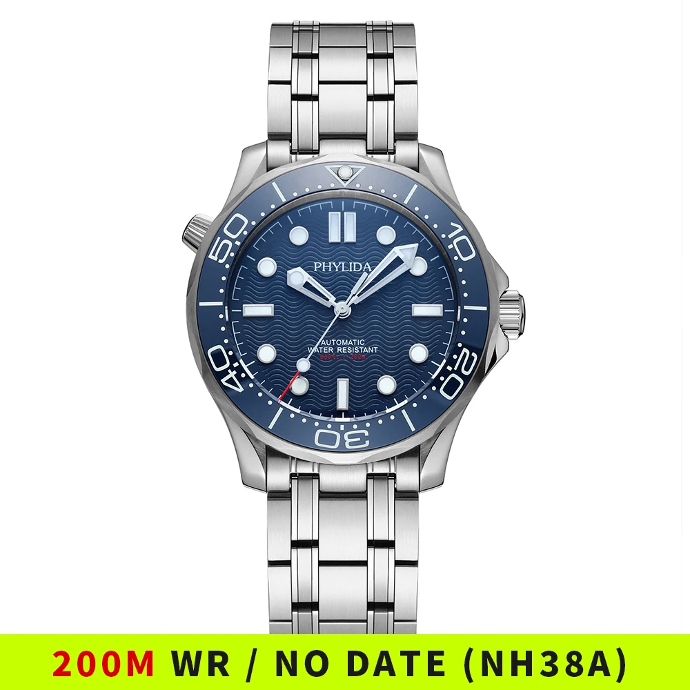 PHYLIDA quadrante blu NH38a or - Seiko Watch Prospex recensione e prezzo