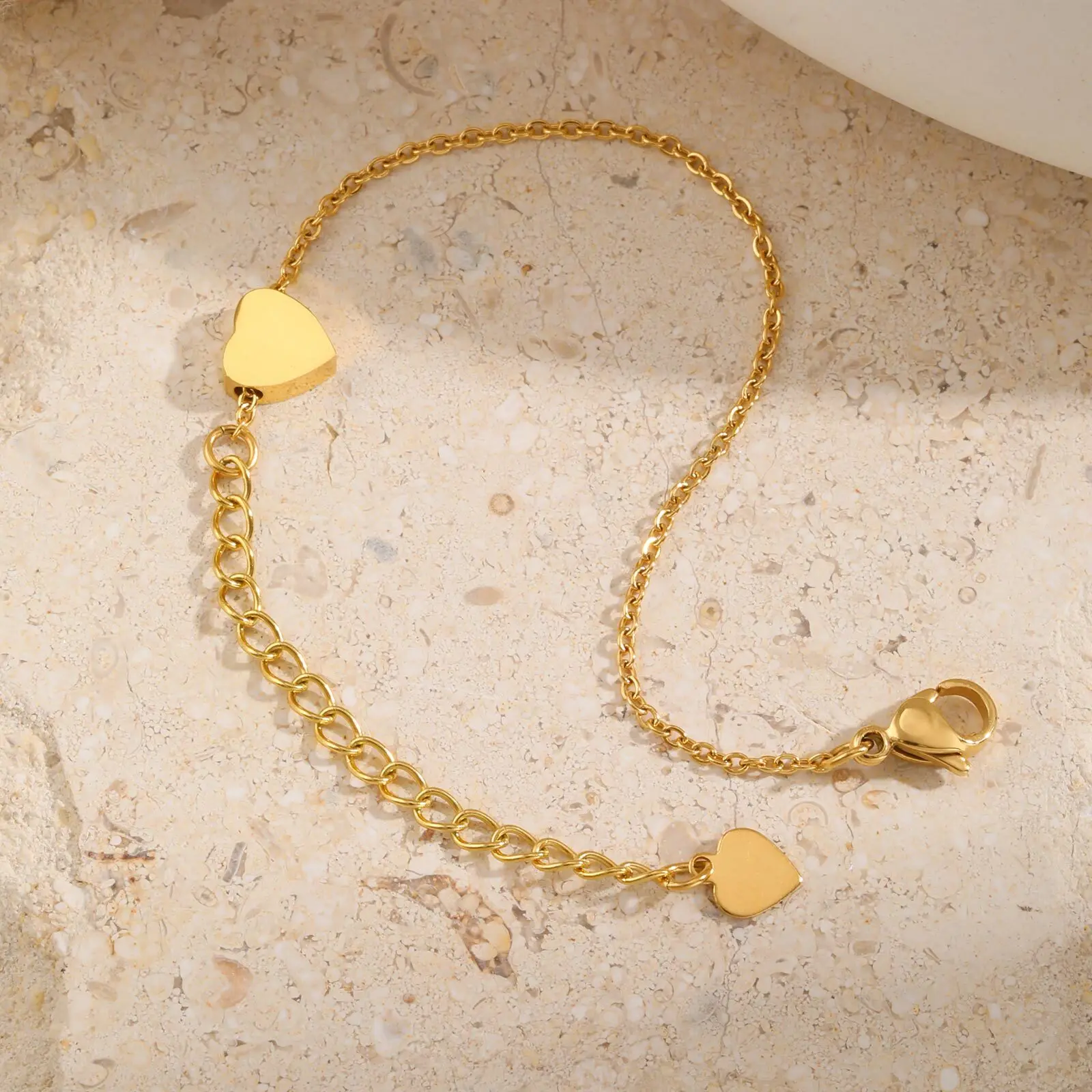Cavigliera a forma di cuore pe - Jc Jewelry & Watches Photos recensione e prezzo