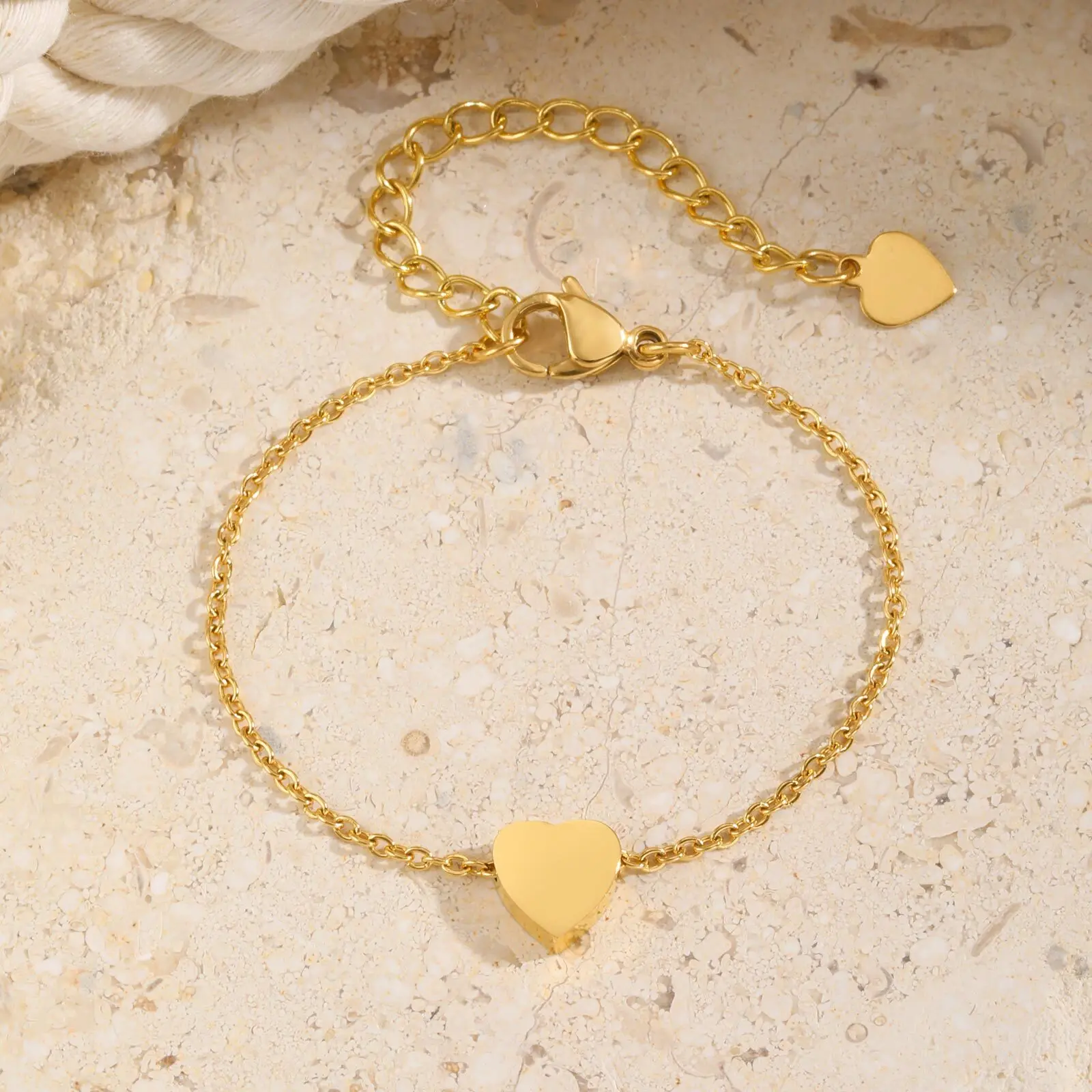 Cavigliera a forma di cuore pe - Jc Jewelry & Watches Photos recensione e prezzo